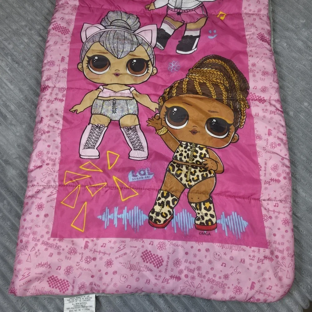 L.O.L. Surprise! Remix Kids 45 Degree Sleeping‎ Bag Pink 28